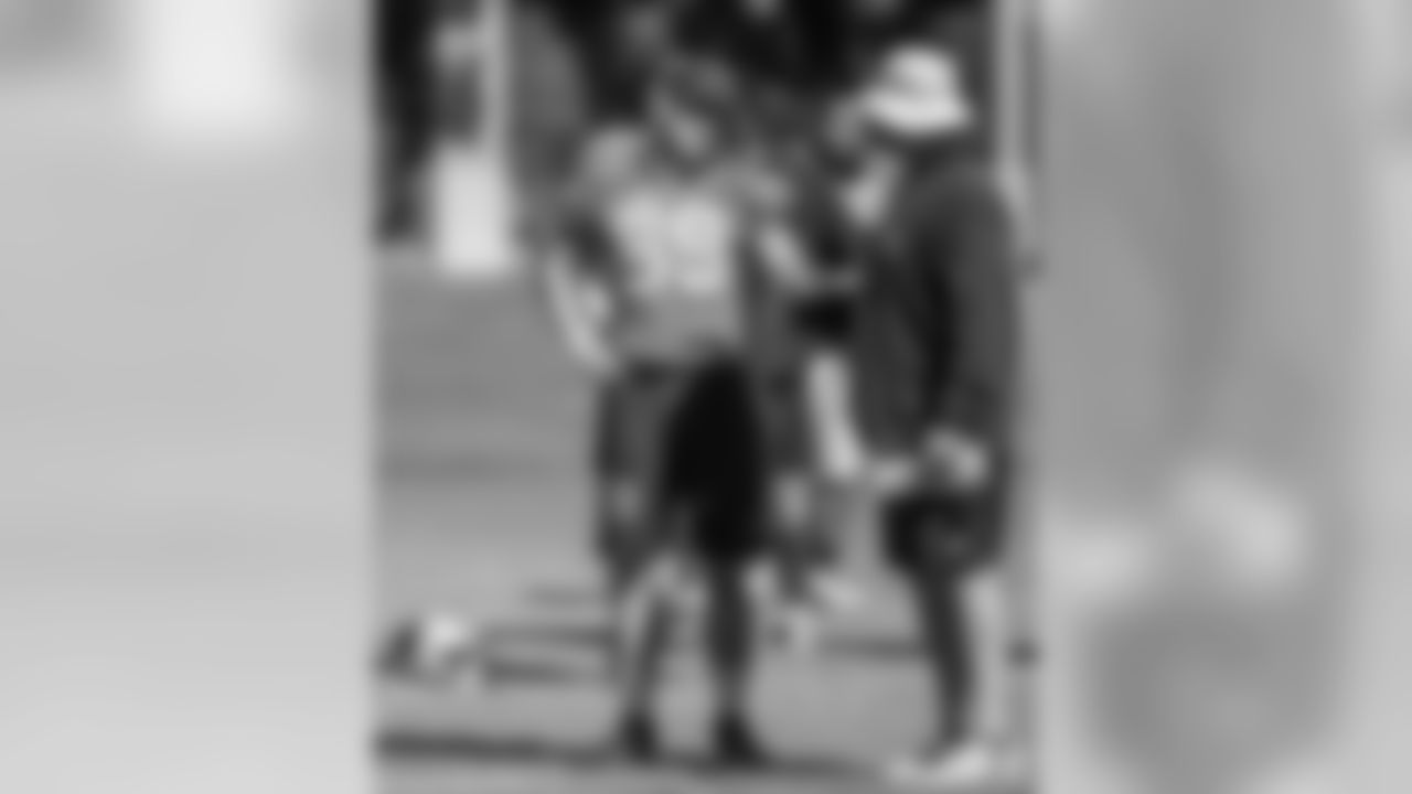 LB Luke Kuechly and Strength & Conditioning Coach Joe Kenn