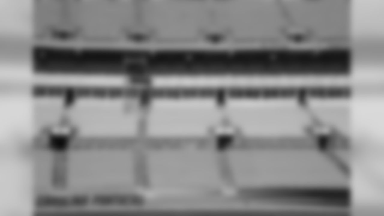 "Daktronics has removed all of our existing ribbon boards, game clocks and static signage," Paul said. "Those black brackets are there for the new ribbon boards they're getting ready to install."