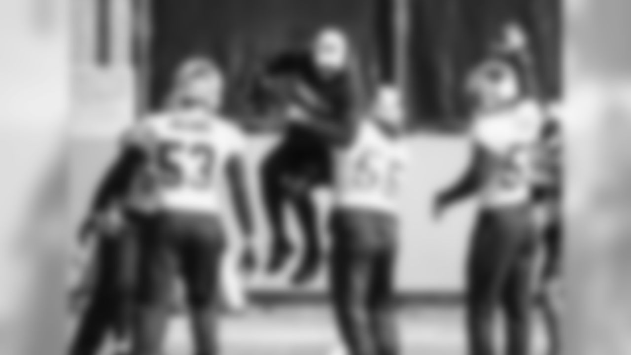 The Carolina Panthers practice during week twelve for their upcoming game against the Seattle Seahawks on Thursday, November, 22, 2018 in Charlotte, NC.