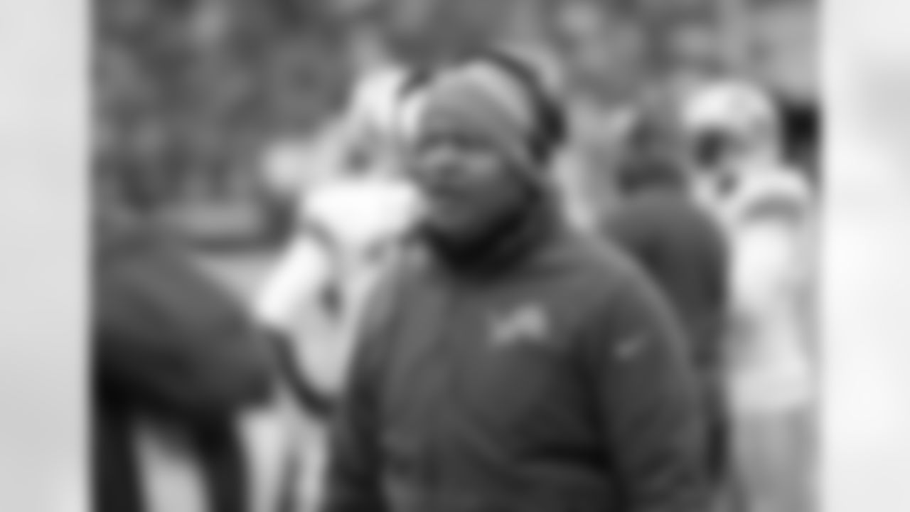 Detroit Lions head coach Jim Caldwell watches his team in the first half of an NFL football game against the Chicago Bears Sunday, Dec. 21, 2014, in Chicago. (AP Photo/Charles Rex Arbogast)