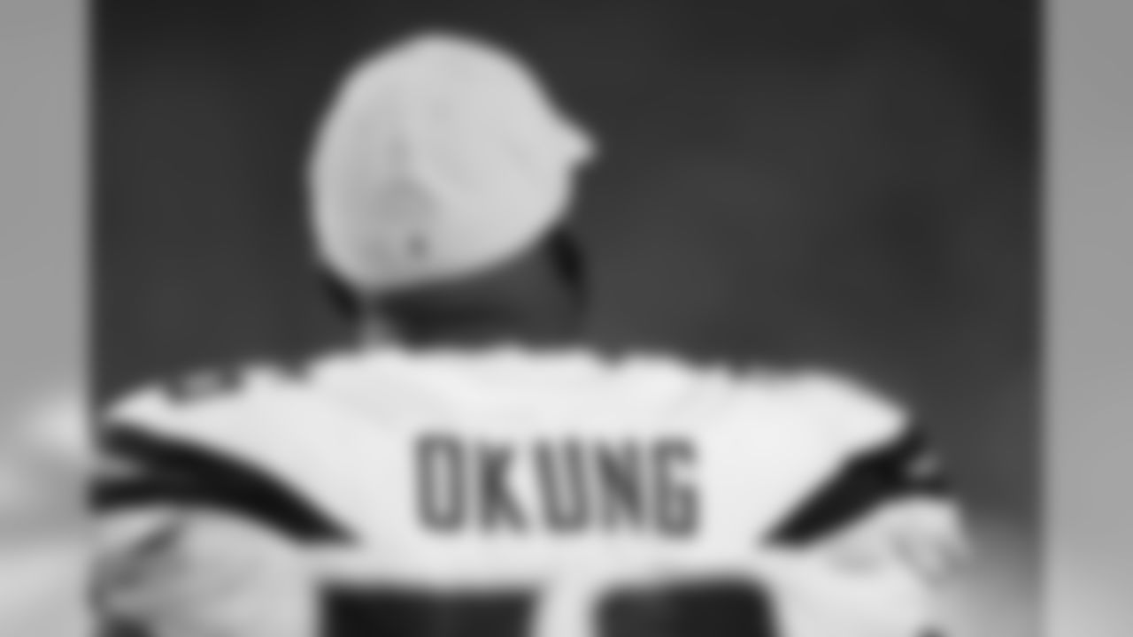 Los Angeles Chargers Russell Okung White City Edition Jersey in