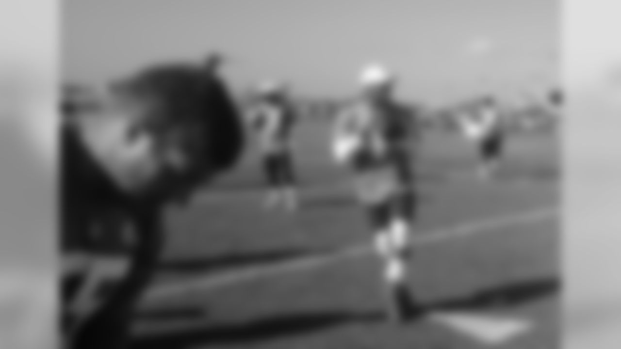 QB Cam Newton at Pro Bowl practice
