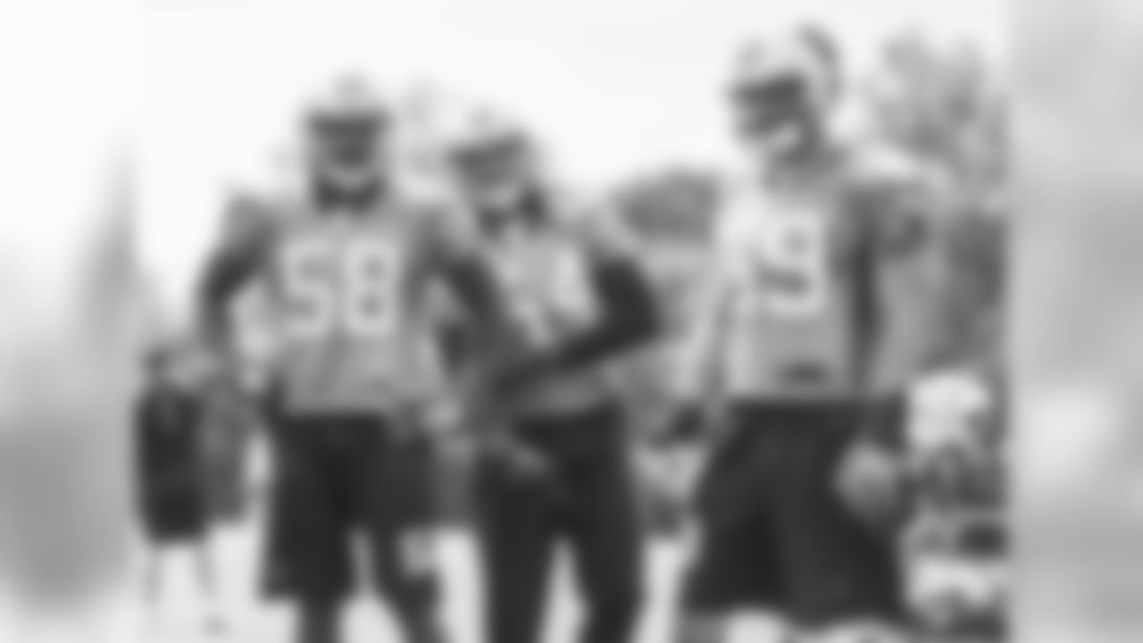 LBs Thomas Davis, Sr., Shaq Thompson and Luke Kuechly