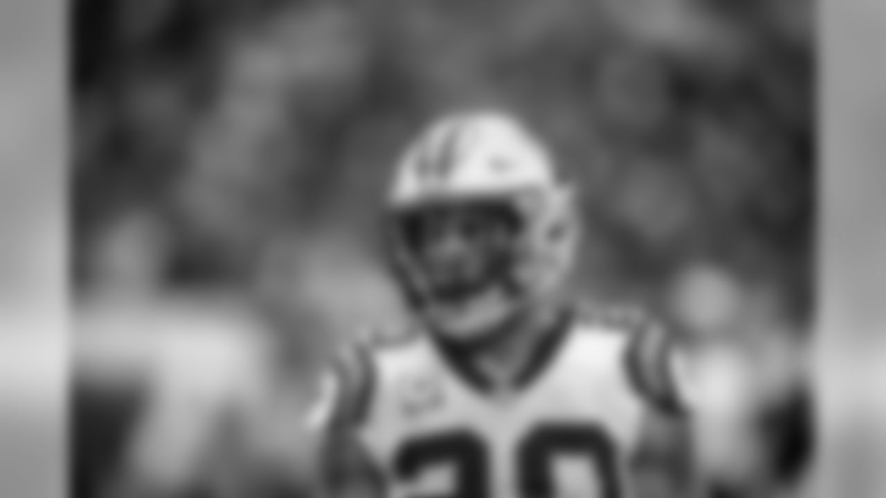 S Kurt Coleman (2015-2017)
No one recorded more interceptions between 2015 and 2017 than safety Kurt Coleman. The veteran pulled down a team-high 11 picks during that stretch, providing a steady presence as the Panthers' last line of defense. More than his interceptions, though, Coleman was known for coming downhill and filling the hole in the run game, before boasting his signature flex celebration.