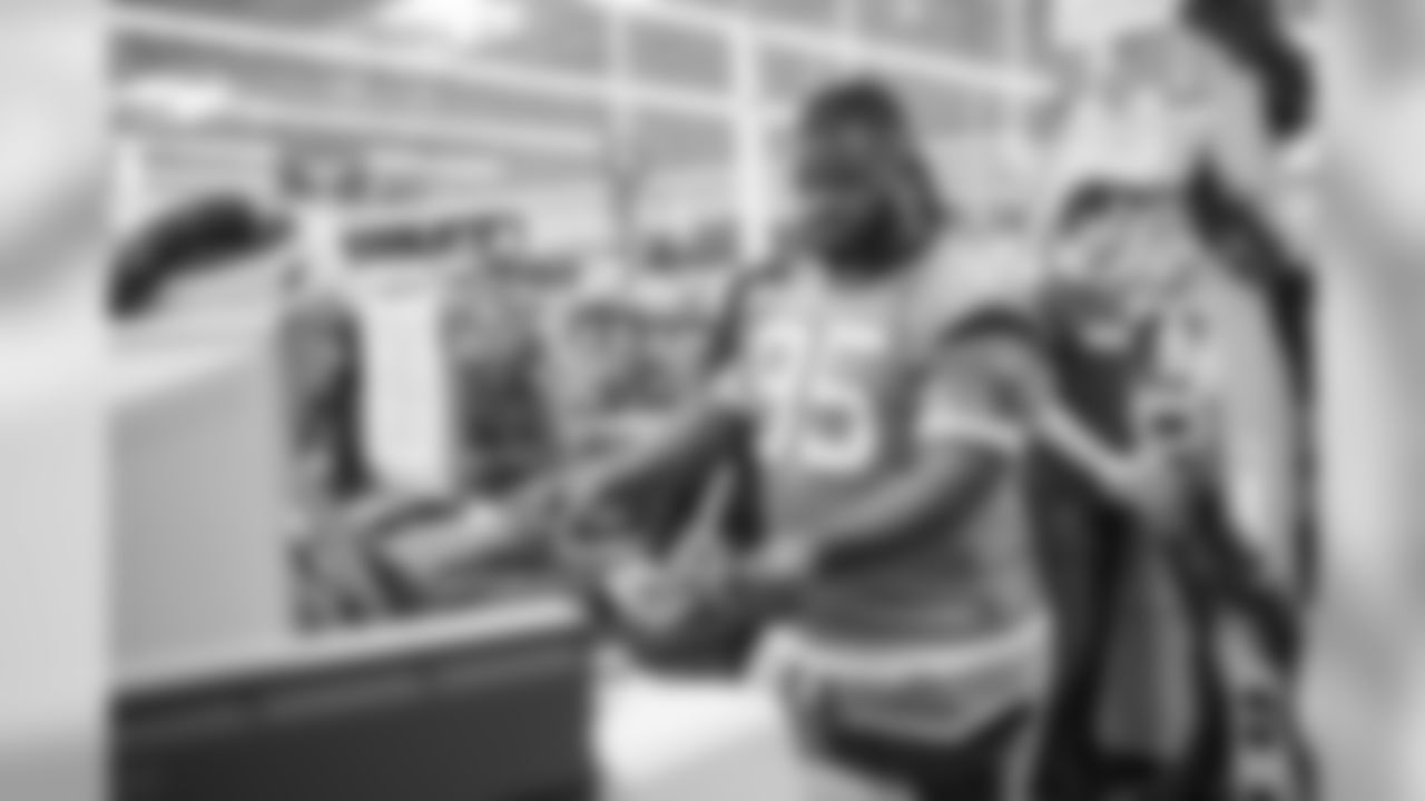 The Carolina Panthers and United Way partner with Academy Sports to give a $200 hoping spree to several area middle school children on Tuesday, Dec. 4, 2018 in Concord, NC.