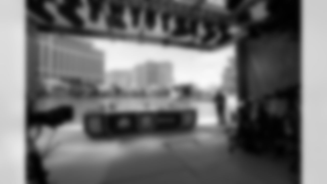 NFL Draft setup in Las Vegas