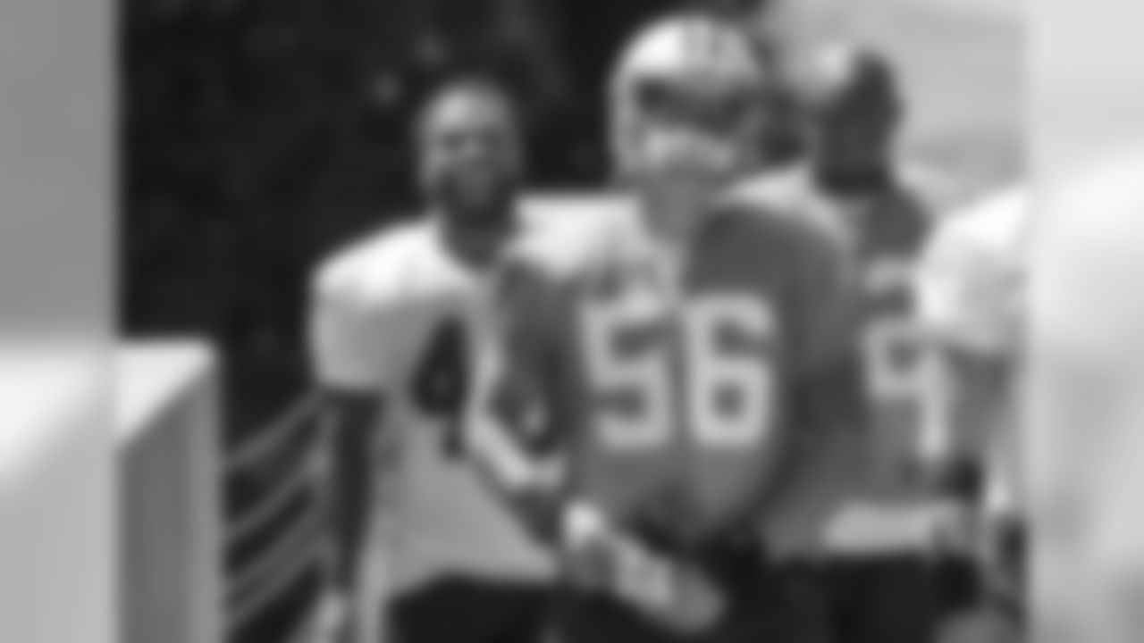 RB Fozzy Whittaker and LB A.J. Kelin