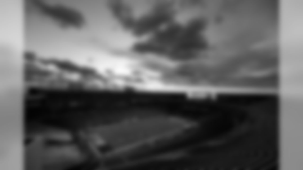 A general view of New Era Field prior to an NFL football game between the Buffalo Bills and the New England Patriots, Monday, Oct. 29, 2018, in Orchard Park, N.Y. (AP Photo/Jeffrey T. Barnes)