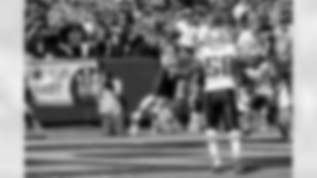 Chung with his endzone pick