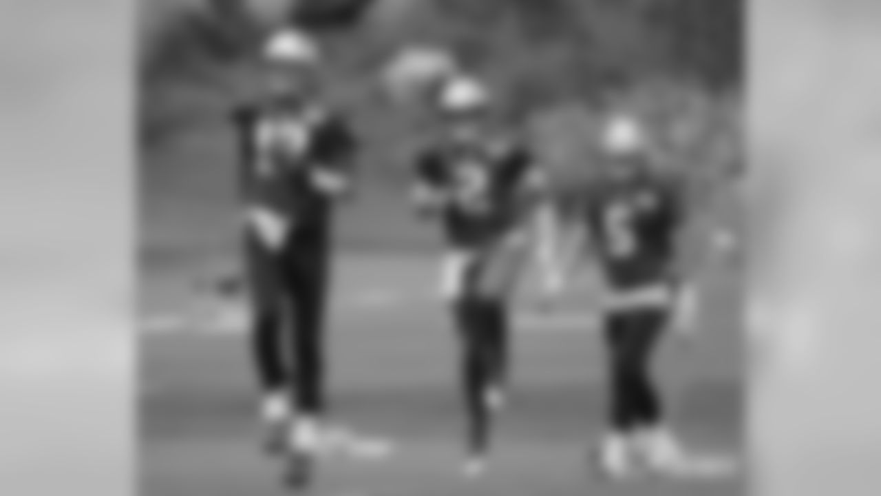 Tom Brady, Brian Hoyer and Danny Etling