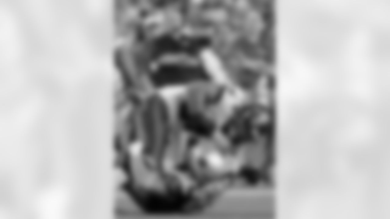 Dane Fletcher makes the tackle