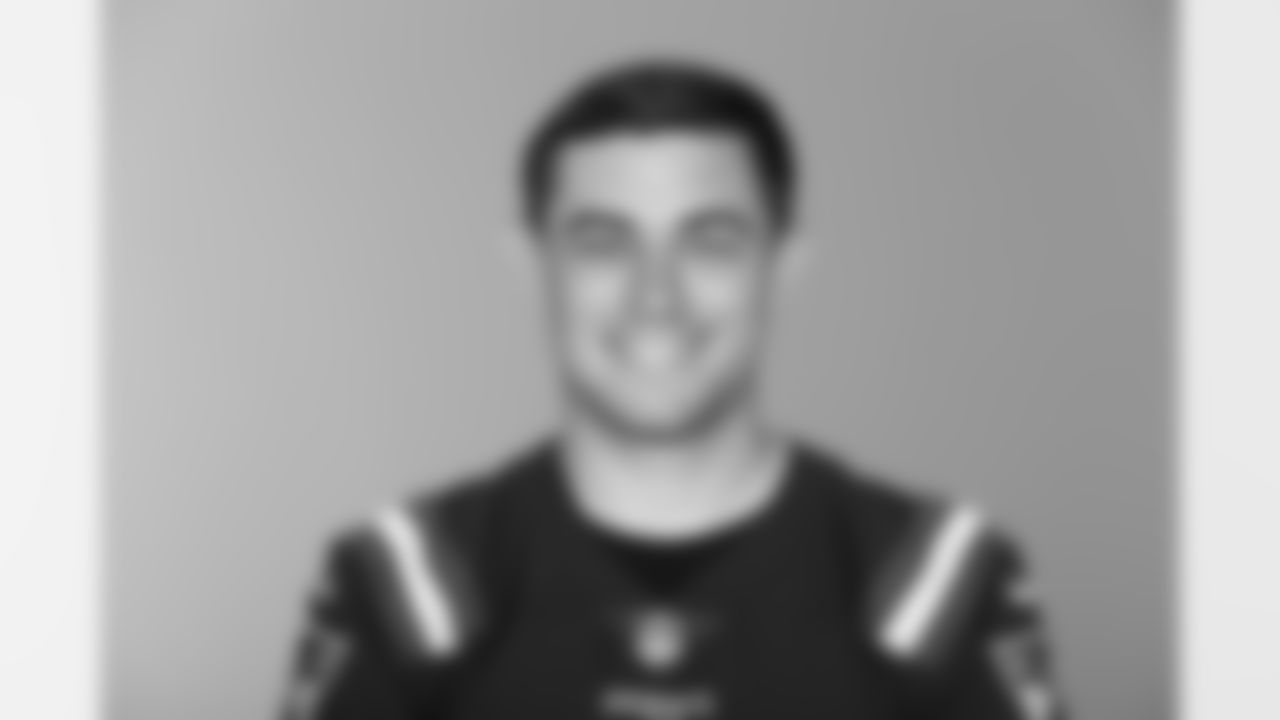 This is a 2022 photo of Tristan Vizcaino of the New England Patriots NFL football team. This image reflects the Patriots active roster as of June 6, 2022 when this image was taken. (AP Photo)
