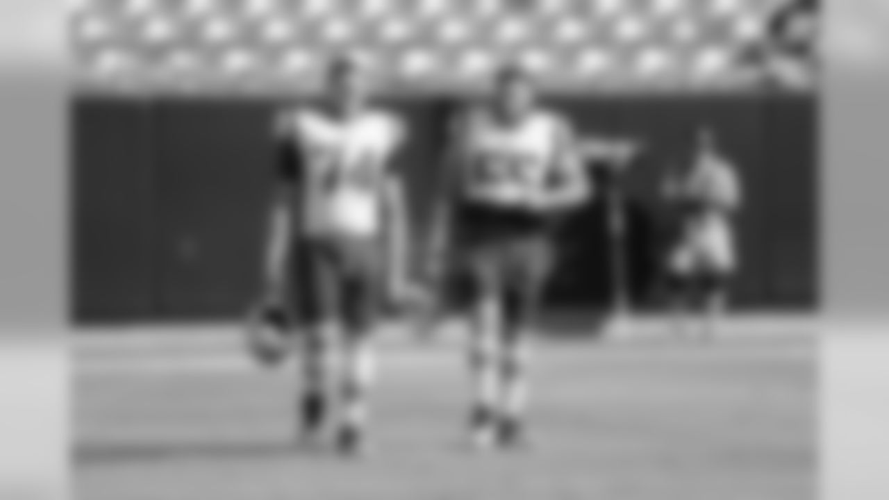 Patriots Offensive Linemen Cole Croston and Jason King