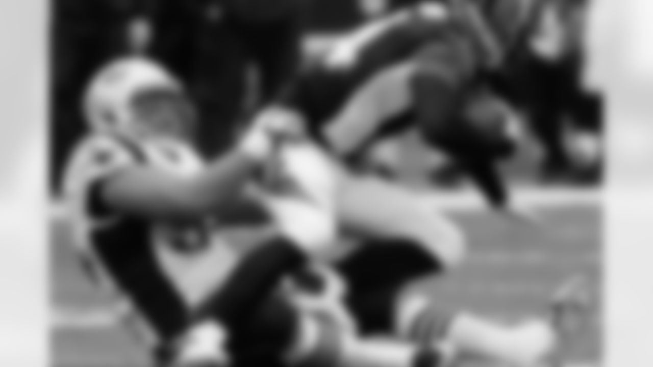 Thrust into a starting role after key injuries to the defensive line, Jones finished his rookie season with six sacks.