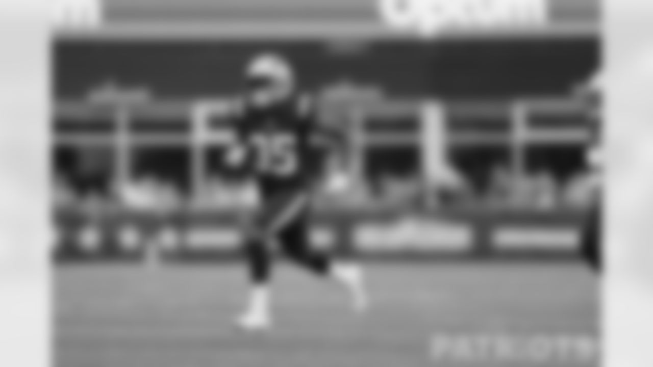 Pierre Strong Jr. (35) on special teams.