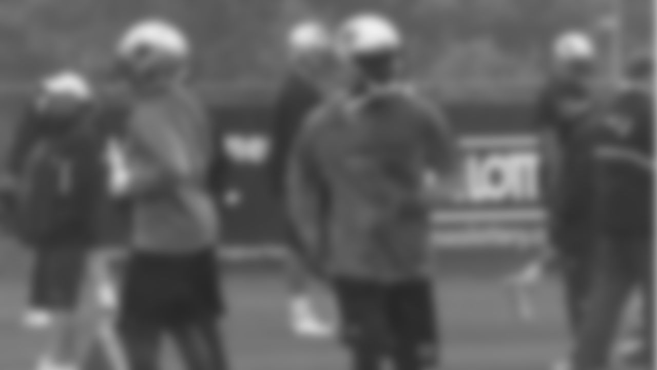 Patriots DB Devin McCourty during OTAs on Tuesday