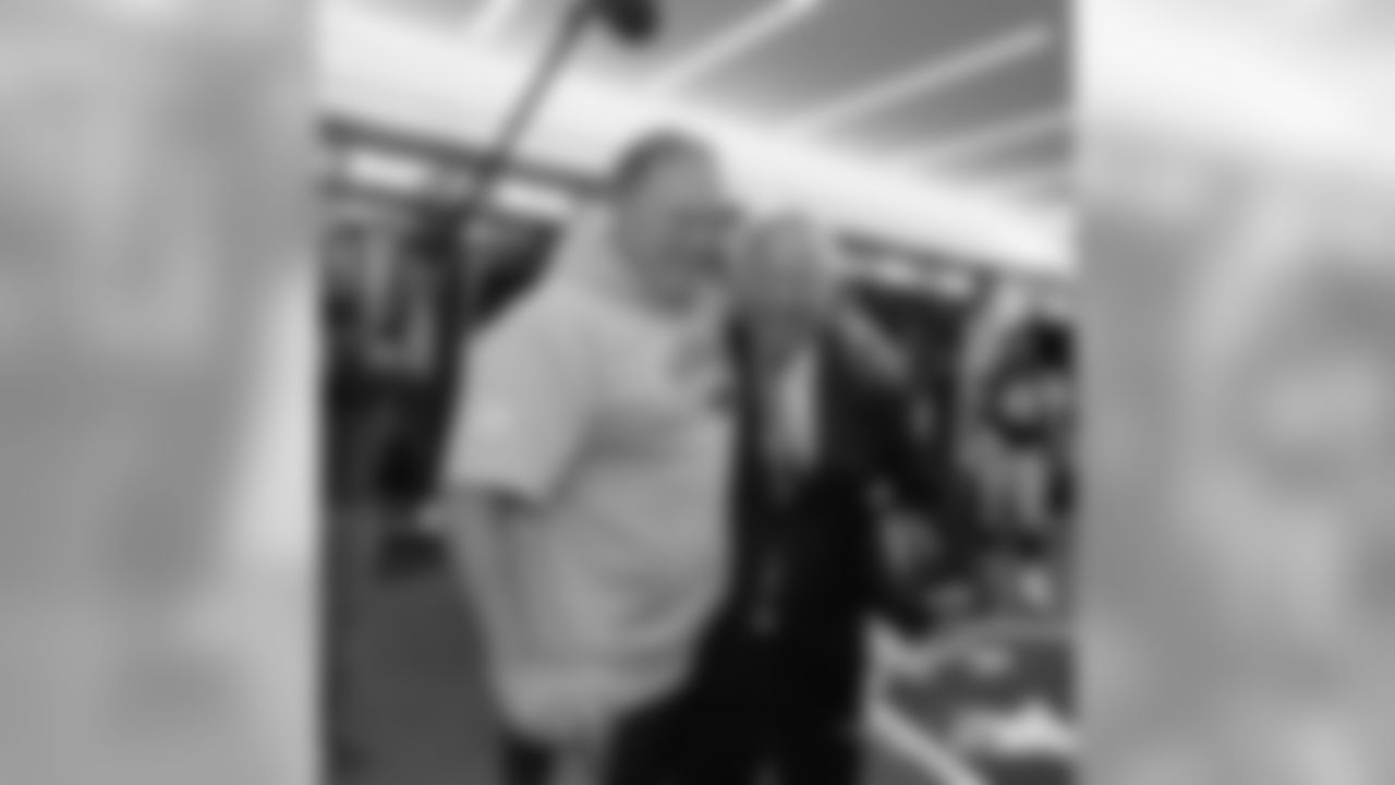 Bill Belichick congratulates Robert Kraft on his 300th win.