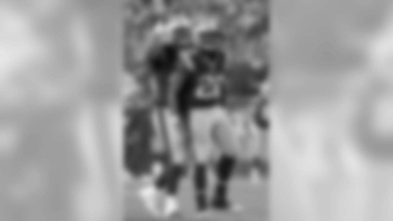 Stevan Ridley celebrates
