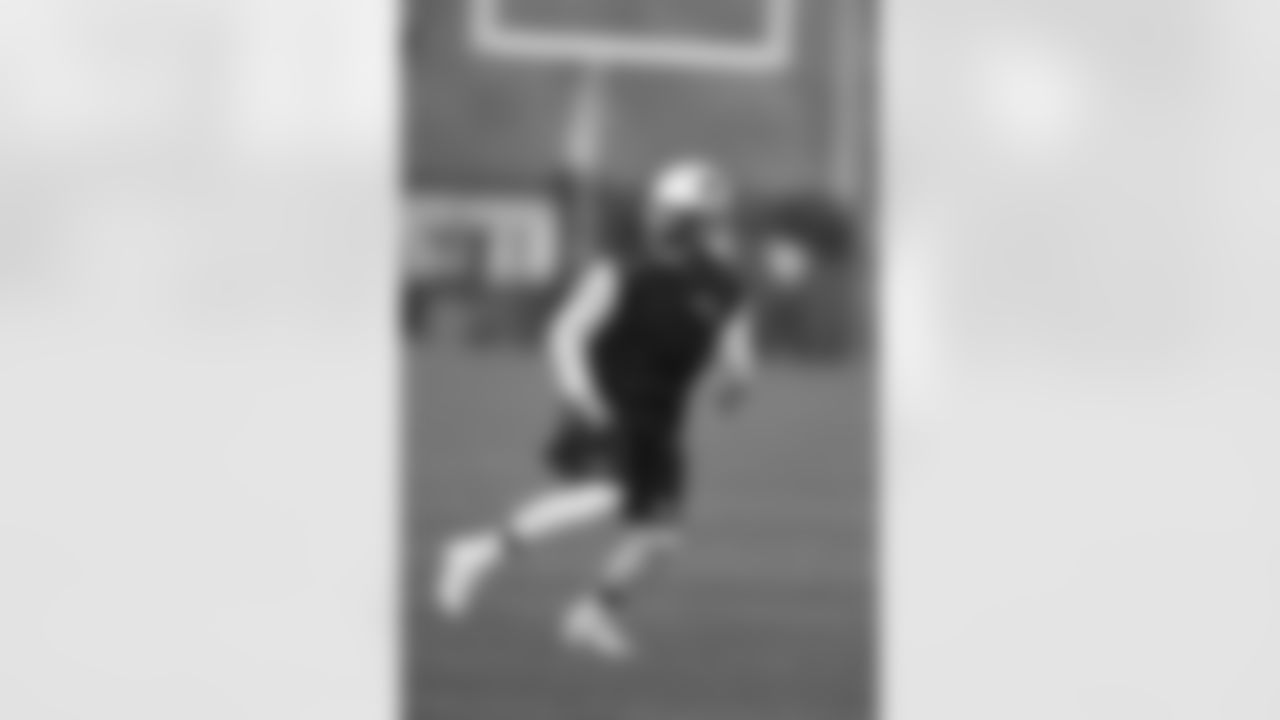 DB Devin McCourty drops back into coverage