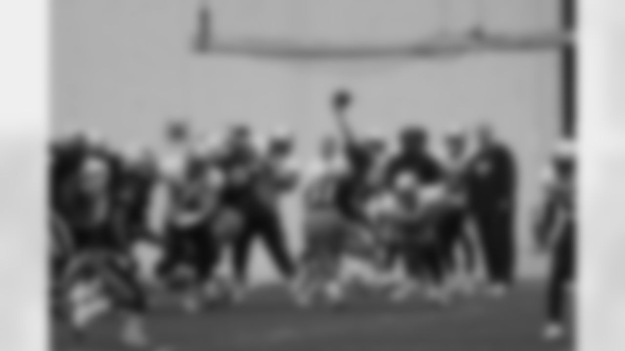 Brian Hoyer operates the Patriots offense during training camp