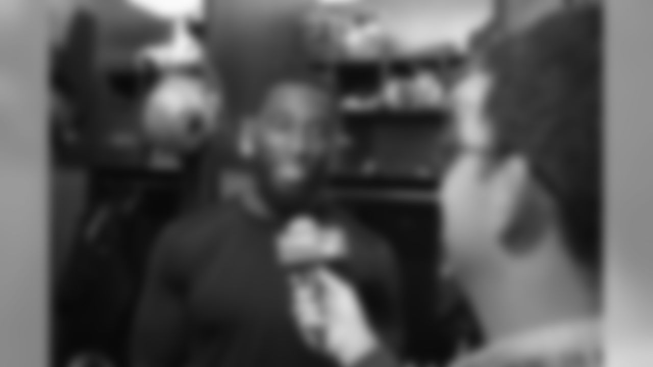 Kyle Arrington talks with Bob Socci