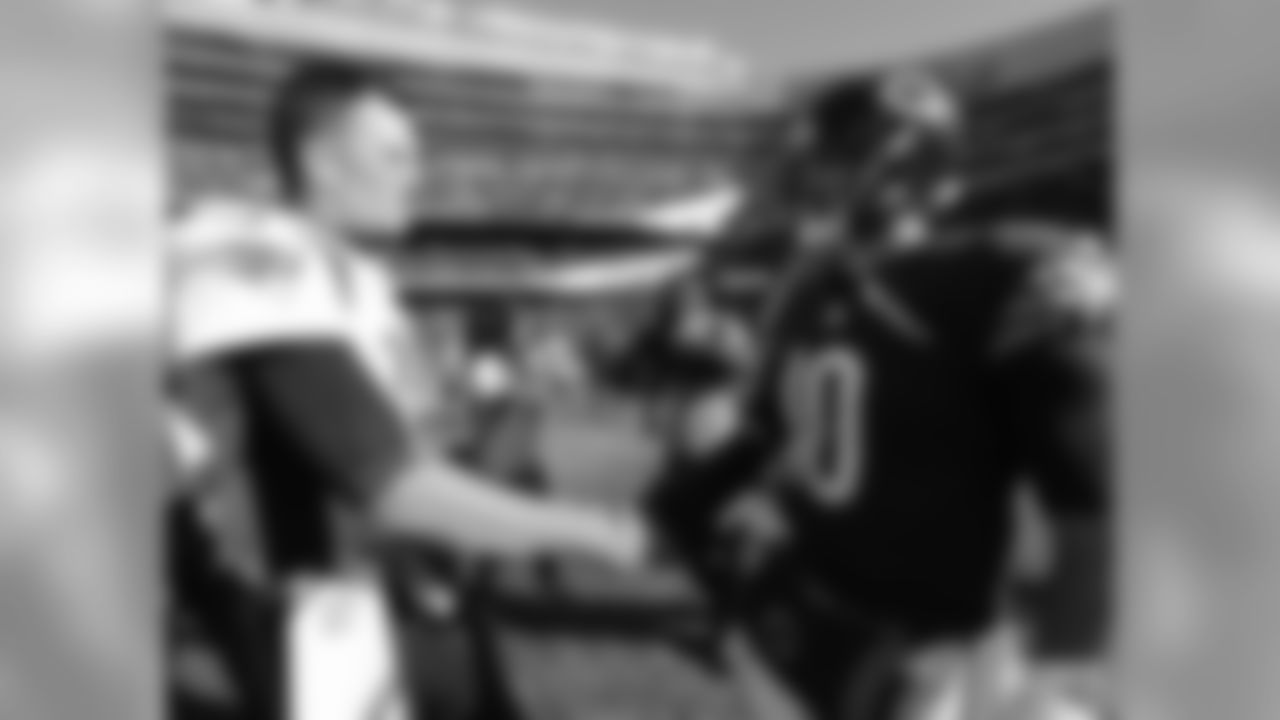 Tom Brady and Mitchell Trubisky