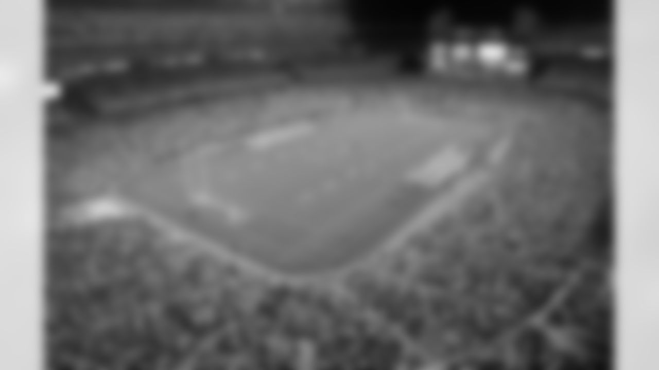 A sold-out crowd witnessed the Patriots and Eagles square off in the first-ever game at Gillette Stadium, a preseason contest on Aug. 17, 2002 in Foxborough, Mass. The Pats won 16-15 behind three Adam Vinatieri field goals.