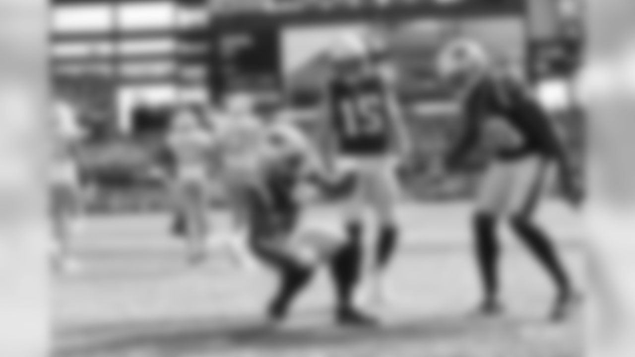 James White, Chris Hogan and Josh Gordon