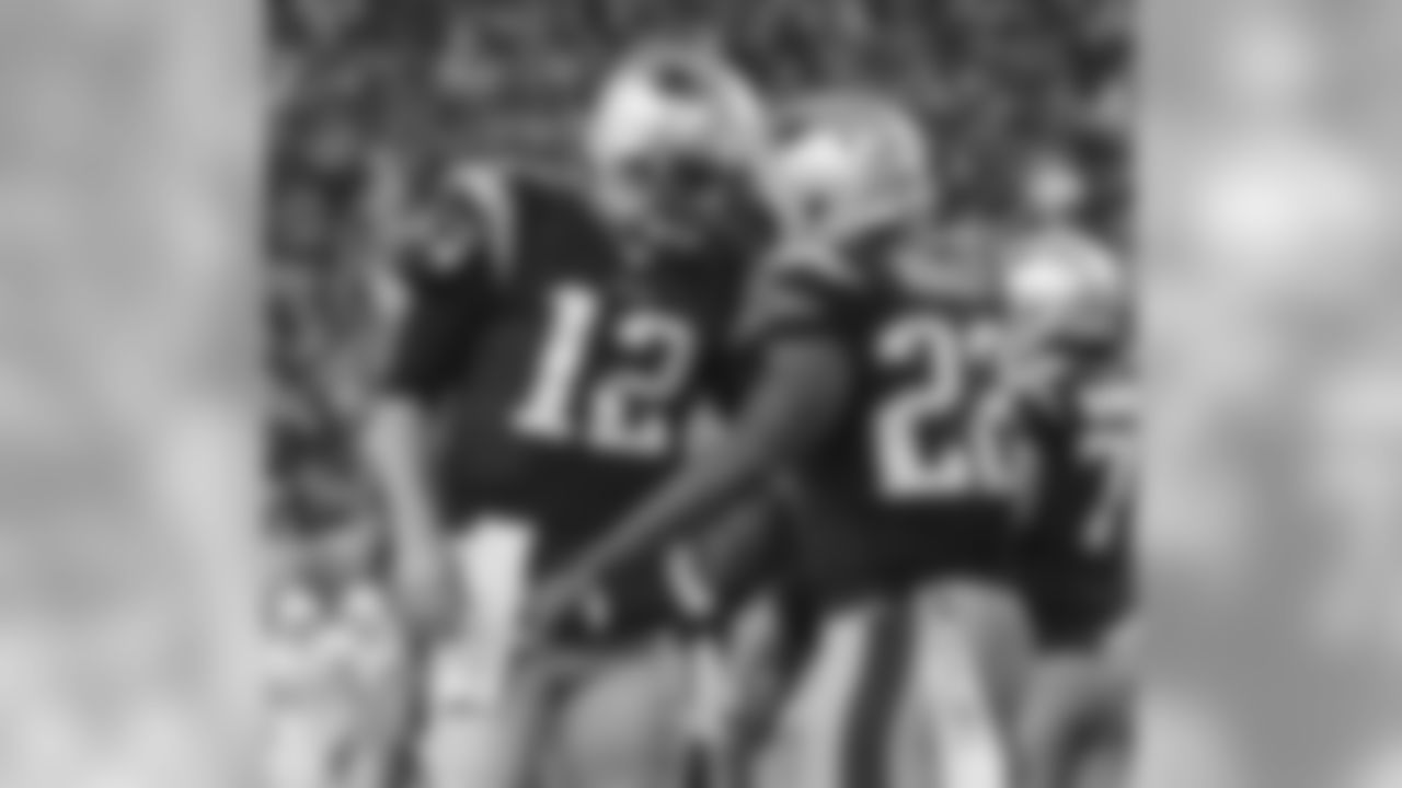 Tom Brady and Stevan Ridley