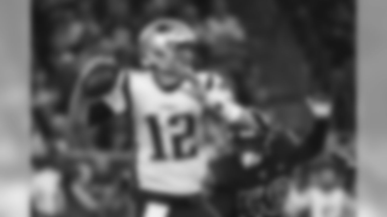 New England Patriots quarterback Tom Brady (12) looks to throw against the Houston Texans during the first half of an NFL football game Sunday, Dec. 1, 2019, in Houston. (AP Photo/Eric Christian Smith)