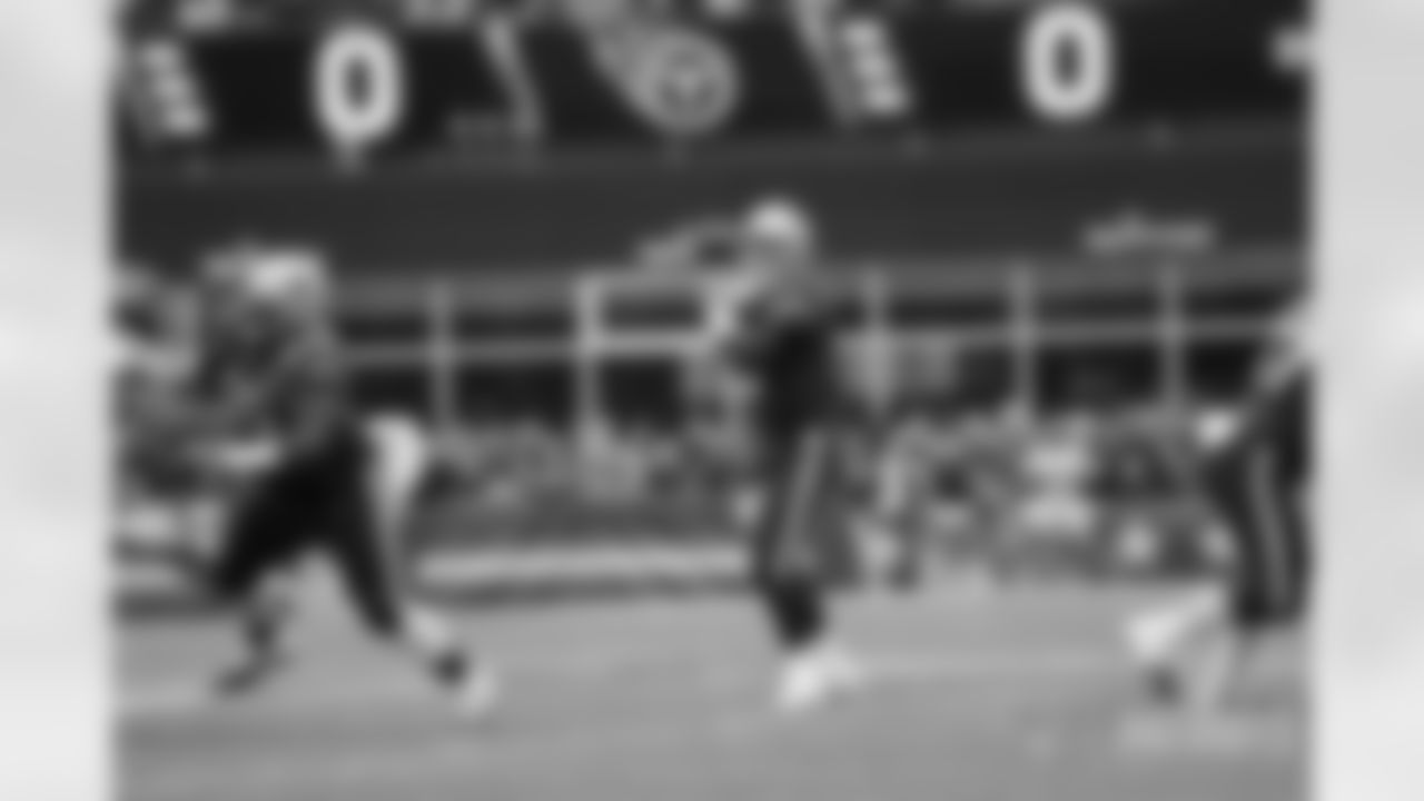 Mac Jones looks to throw