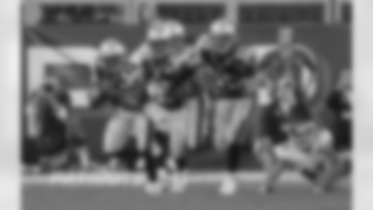 Ellis Hobbs 23-yard interception return in own territory (XLII vs Giants).
