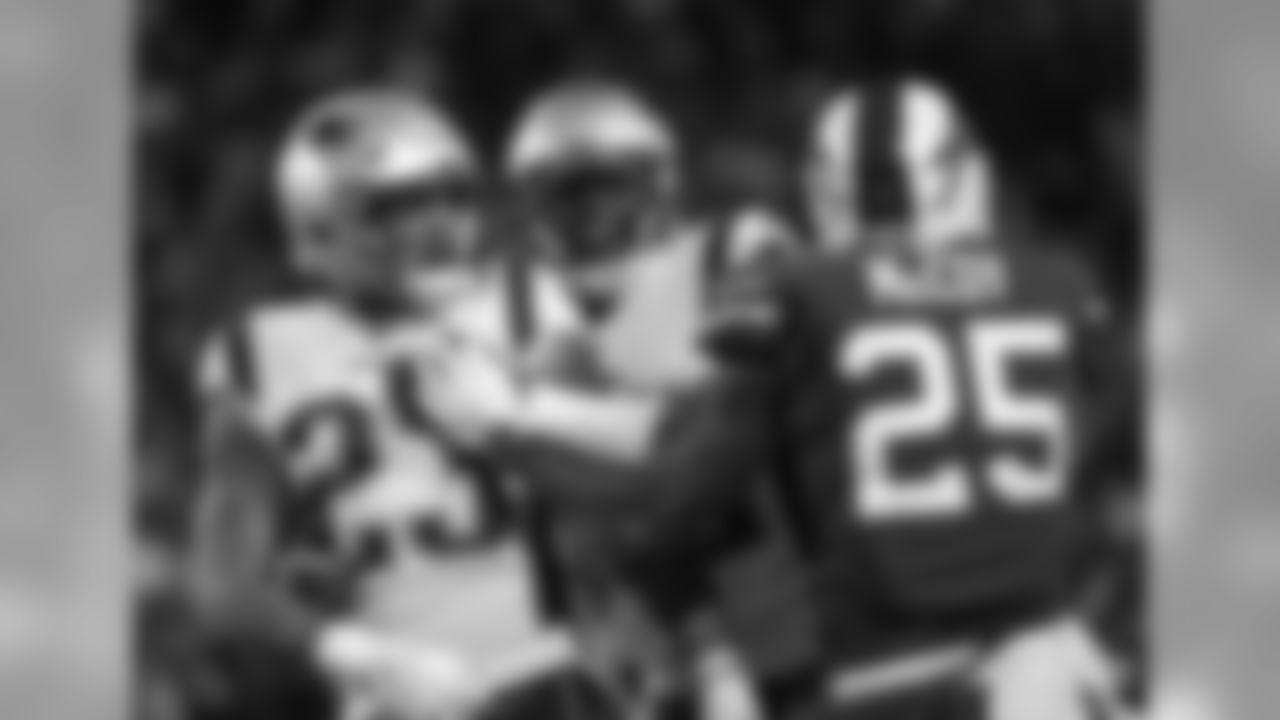 Patrick Chung, Devin McCourty and LeSean McCoy