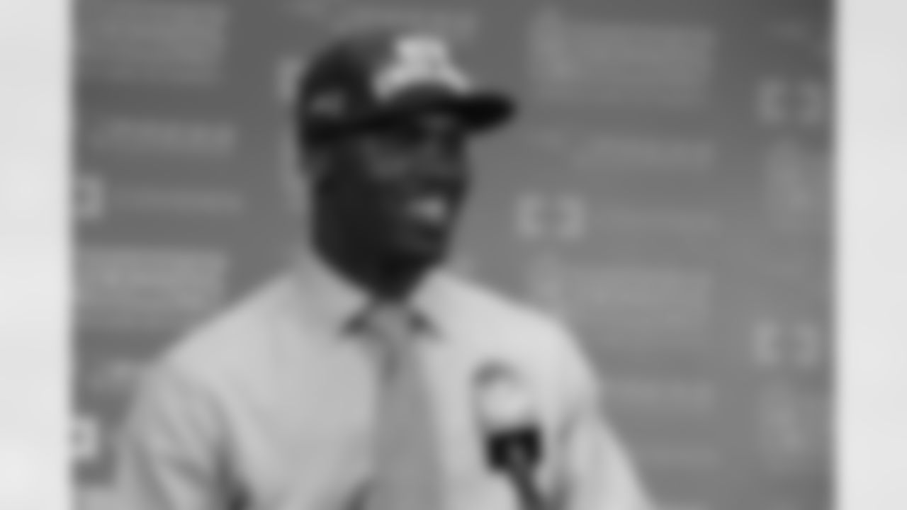 Chandler Jones addresses the media at Gillette Stadium