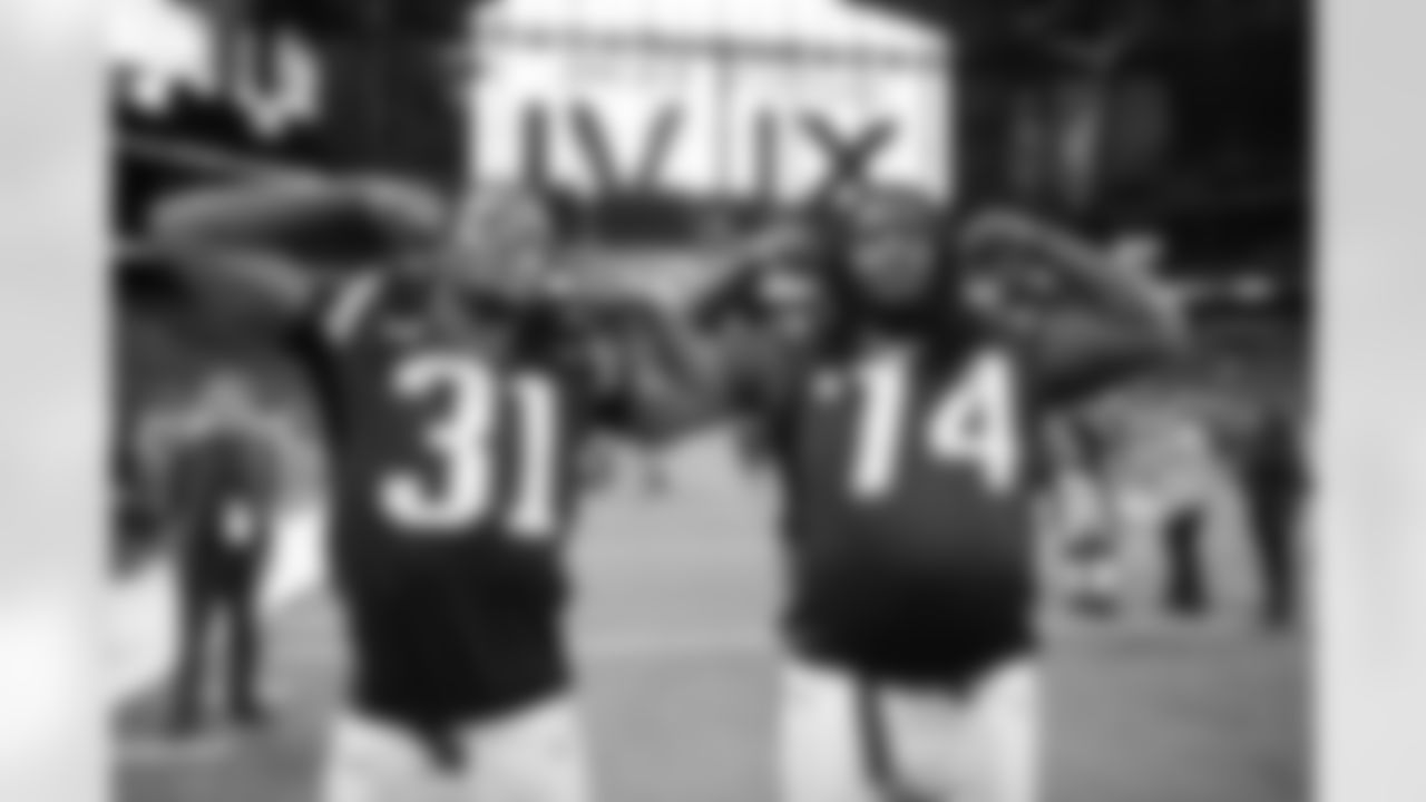 Sergio Brown and Kyle Love pose for the camera