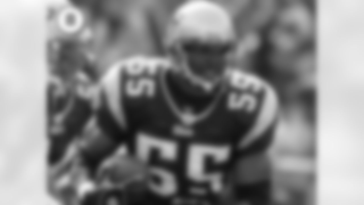 A boatload of postseason sacks and timely plays in big spots - like the goal line stand in Indy - give McGinest the nod.