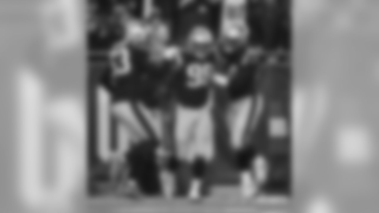 Kyle Van Noy, Trey Flowers and Dont'a Hightower