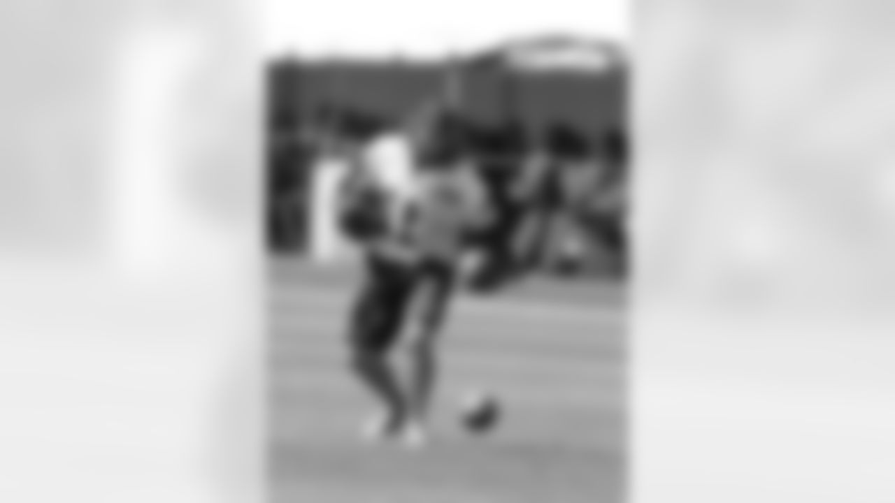 Edelman works through a ball handling drill