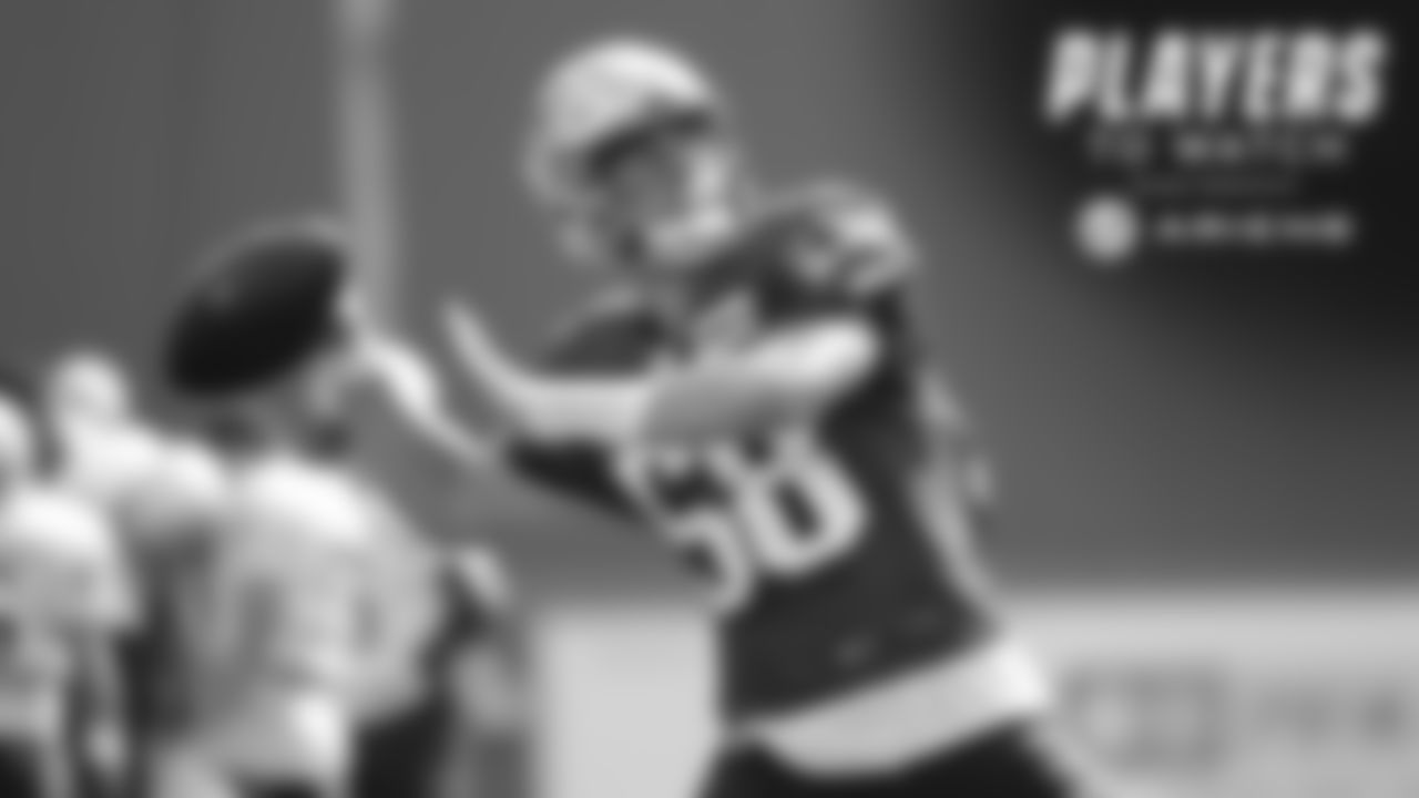 Danny Etling, QB: The quarterback position in New England is seemingly set with Tom Brady the pure No. 1 and Brian Hoyer likely locked into the backup job. So seeing what Etling can do in game action against Washington may be the most interesting aspect of the position on Thursday night. The rookie has shown incremental improvement in camp, but now he must do it under the game lights.
