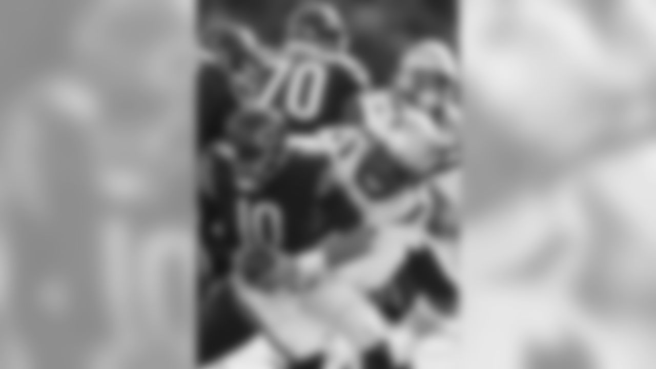 Adrian Clayborn and Mitch Trubisky