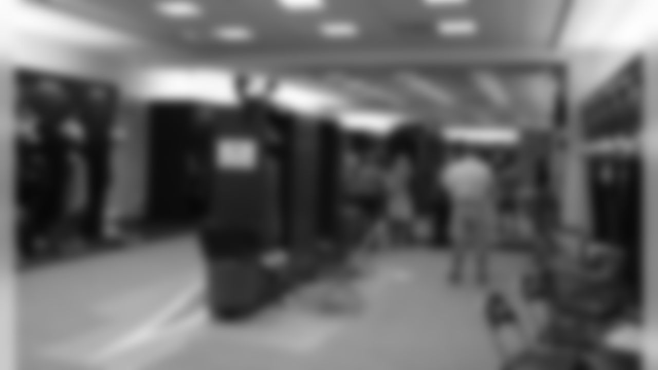 View of players locker room