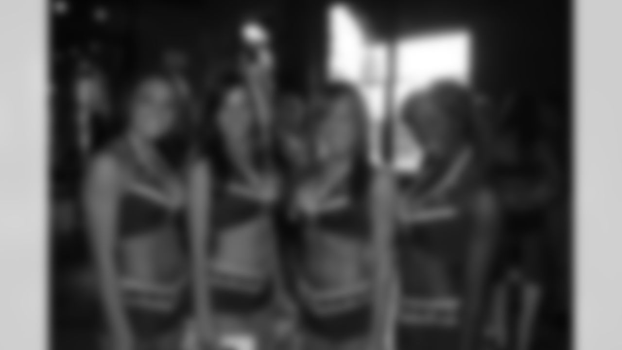 Alysha, Jennifer, Brittany M. and Kristin at the 2007 Swimsuit Calendar unveiling. Photo by Michael Maloney