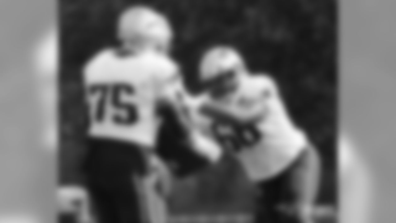 Ted Karras (left) and LaAdrian Waddle