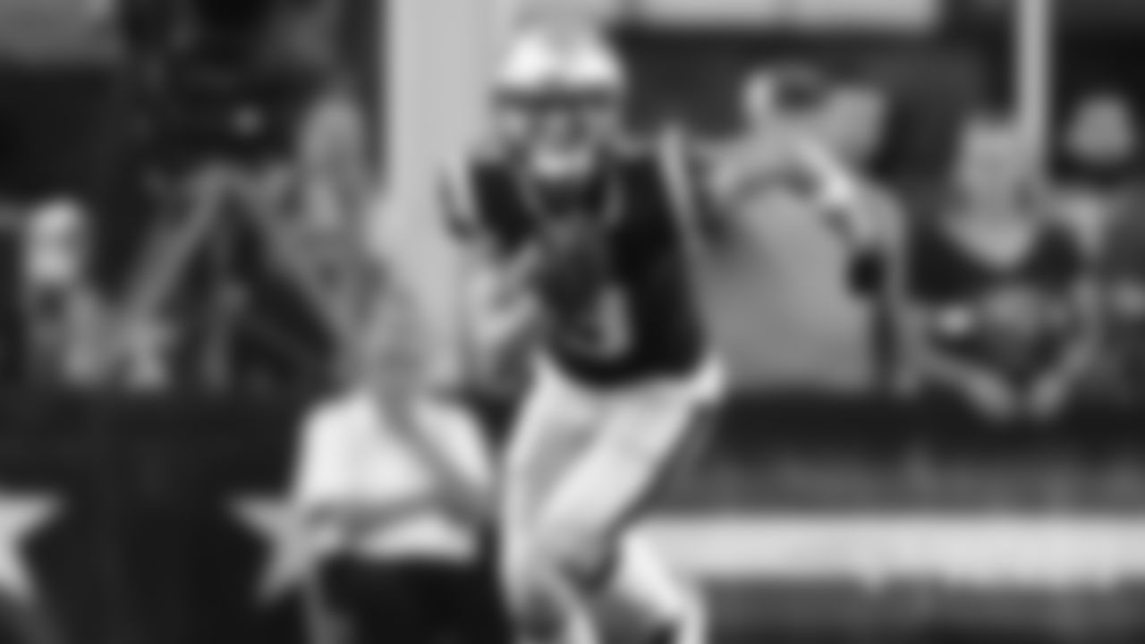 Gunner Olszewski, WR – The most direct beneficiary of Berrios' absence and the injuries atop the depth chart at receiver has been Olszewski, who showed good vision and shiftiness returning punts against the Panthers. The former Division 2 cornerback would be a surprise to make the roster, but given his progression this summer he has a chance to cement his place as a practice squad priority and maybe more.