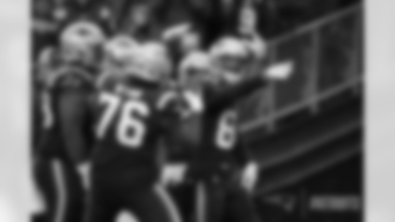 Kendirck Bourne celebrates his second TD