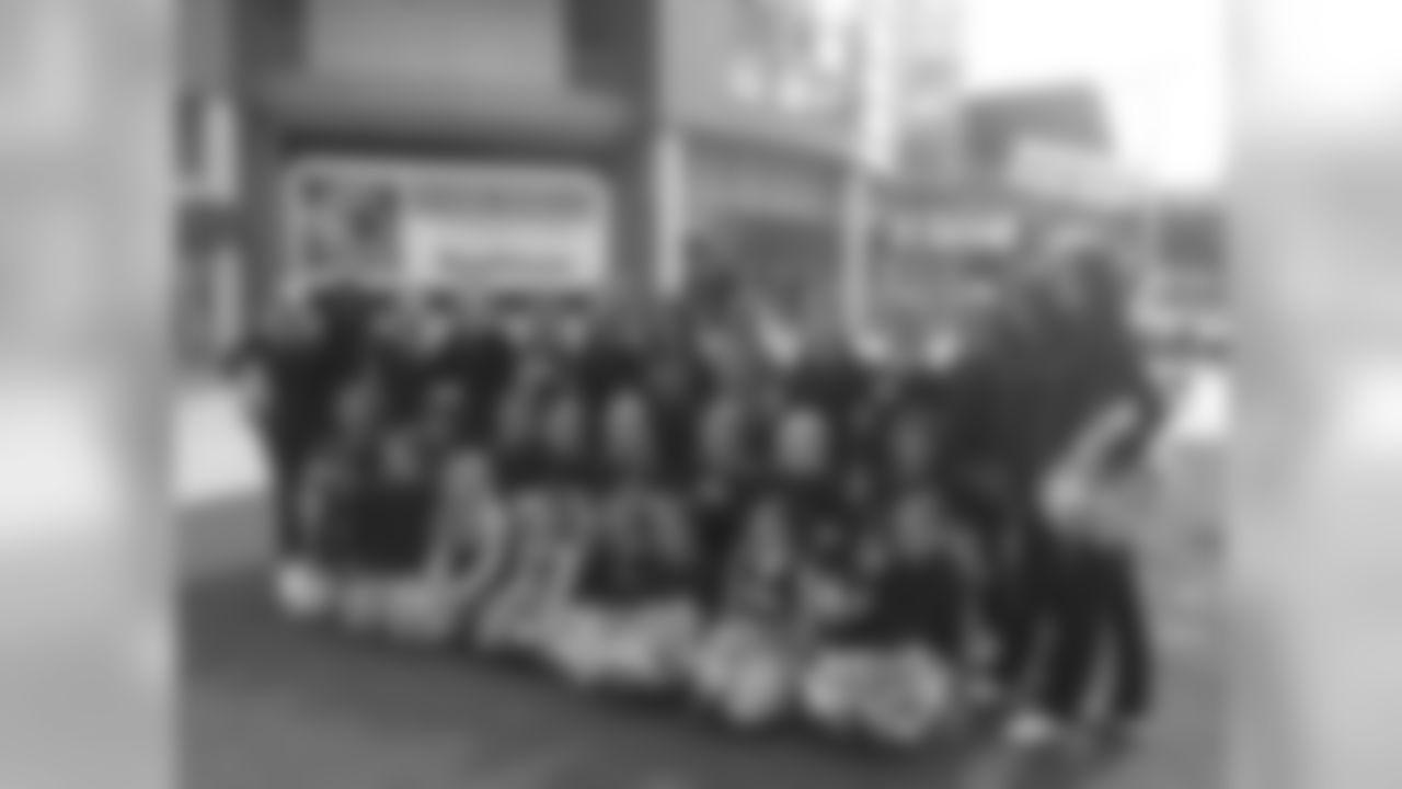 The Jr Cheerleaders & NEPC joined together at this year's Harvest Festival.