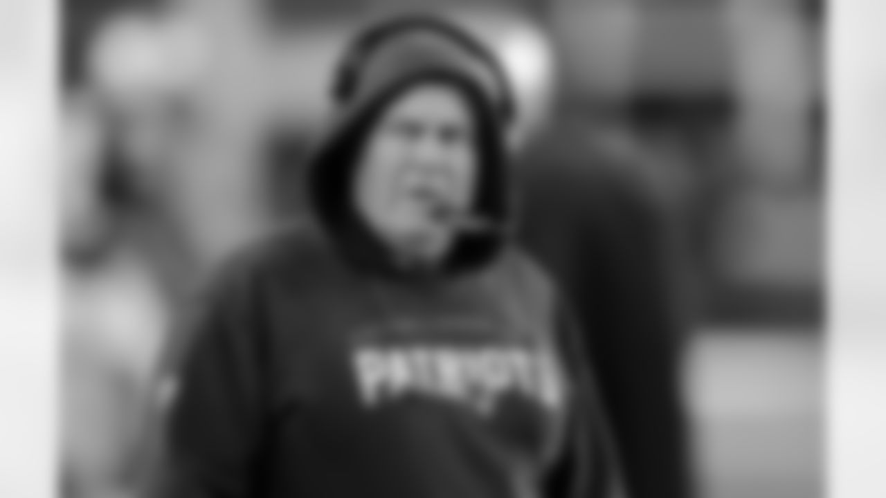 New England Patriots head coach Bill Belichick watches from the sideline in the second half of an NFL football game against the Buffalo Bills, Monday, Nov. 23, 2015, in Foxborough, Mass. (AP Photo/Charles Krupa)