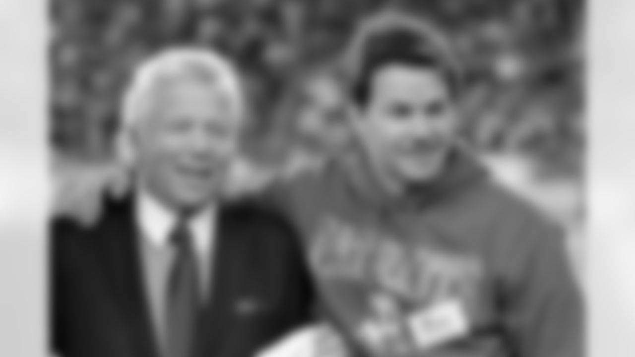 Robert Kraft and Actor Mark Wahlberg
