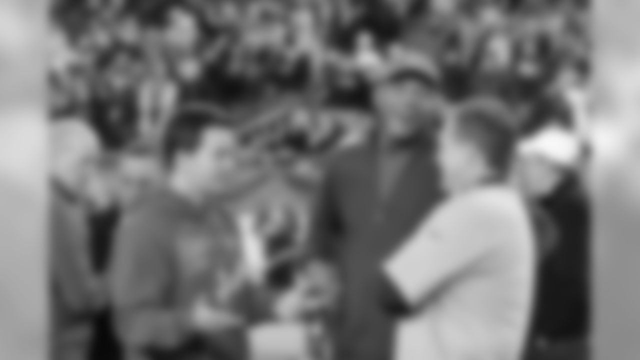 Actor Mark Wahlberg, Celtics Coach Doc Rivers & Bill Belichick