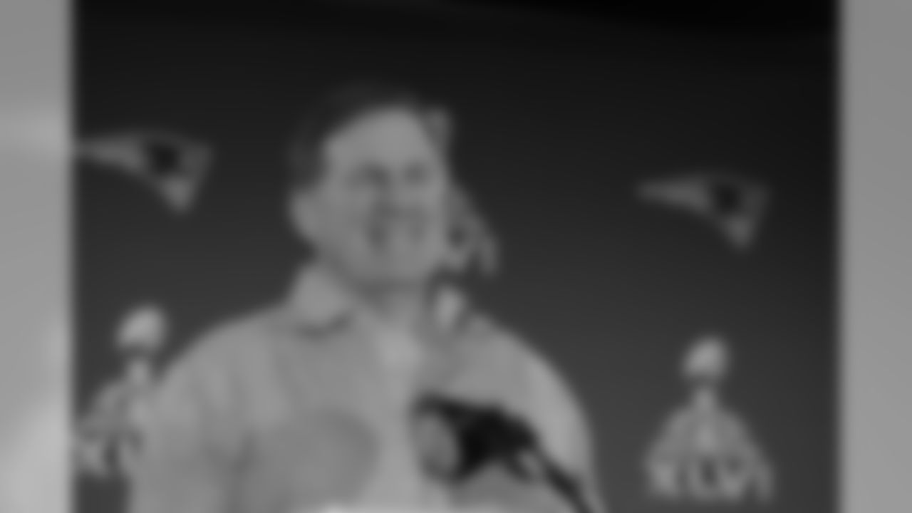 Head Coach Bill Belichick addresses the media on Thursday